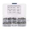 230pcs M3 304 Stainless Steel Allen Hex Drive Button Head Socket Cap Bolts Screws Nuts Assortment Kit Box Nuts Allen bol