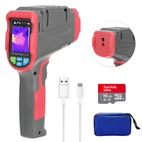 2, 4 pouces portable infrarouge thermique imageur caméra de poche dimagerie numérique TFT LCD affichage thermomètre