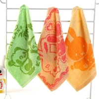 25 * 25cm pur coton mouchoir bébé bande dessinée serviette de bain visage serviette de bain
