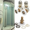 25 / 27mm remplacement laiton salle de bain douche porte rouleau coureur verre porte coulissante poulie de roue