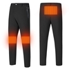 25-45 ℃ Hommes Femmes USB Pantalon Chauffant Électrique Élastique Hiver Chaud Chauffage Pantalon En Plein Air Ski Randon
