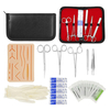 25 en 1 kit de formation chirurgicale de suture de peau kit doutils de ciseaux daiguille de tampon de silicone