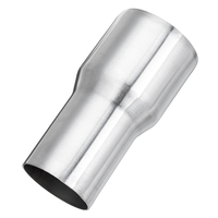 2, 5 pouces à 2 pouces réducteur déchappement connecteur adaptateur tuyau tube inoxydable conique standard universel