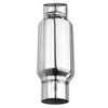 2, 5 pouces 63mm Inlet Chrome Tuyau déchappement Silencieux Silencieux Resonator Chrome