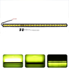 25 pouces 72W 24LED barre lumineuse de travail 7200LM simple rangée tache dinondation lampe jaune camion de voiture