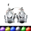 2, 5 pouces H1/H4/H7 Kit de conversion de phares pour projecteurs CACHÉS bi-xénon avec lentille CCFL Angel Eyes - Anneau