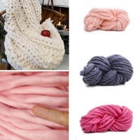250g 16 couleurs Super épais coton laine à tricoter bricolage chapeau écharpe chandail balle de fil