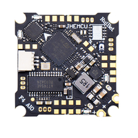 25.5x25.5mm JHEMCU RuiBet F4 Contrôleur de vol AIO 1-2S avec sortie 5V BEC Intégré 12A BLheli_S 4in1 Brushless ESC pour