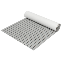 270x90cm Mousse déthylène et dacétate de vinyle Faux Teck Boat Decking Marine Floor Yacht Sheet Tapis Avec Col