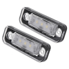 2Pcs 3-SMD LED 7000K lampes de plaque dimmatriculation lampes pour Benz C E-Class CLS SLK W211 S211