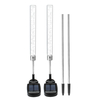 2pcs bulle LED bâton lumière solaire alimenté jardin pelouse paysage chemin lampe décorations
