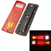 2X 12v 19 LED camions de voiture témoin de feu arrière jaune