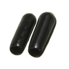 2X 3mm En Caoutchouc Antenne Caps RC Accessoires End Plug Tube Cover Noir