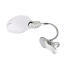 2x 6x 107mm LED Illumination Loupe Tuyau En Métal Loupe En Verre Table De Lecture Lampe De Lecture Lumière avec Pince