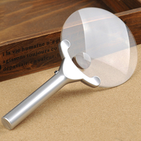 2x 6x130mm Portable Loupe Lumineuse À Main Loupe Loupe Outil Avec 2 LED Lumières Lampe