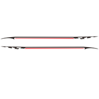 2x autocollants de voiture universels autocollants bricolage bande de vinyle à rayures pour véhicule de voiture 4 couleu