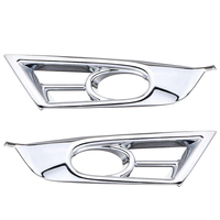 2X Chrome Avant Brouillard Phare Couverture De Voiture moulage Garniture Bande Pour Honda CRV CR-V 2017 2018