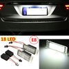 2x erreur lampe de lumière libre 18 LED de plaque d