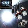 2x Lampes bmw e39 E53 voiture ange feux oeil LED halo 5 w