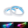 2X RGB 60CM APP LED DRL Slim Bande de course diurne flexible pour phare