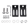 2X Support de fixation universel pour barre lumineuse de travail LED,  réglable en aluminium