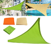 2x2x2m Triangle Soleil Voile Dombrage Extérieur Jardin Étanche UV Tentee Parasol Auvent Auvent Couverture