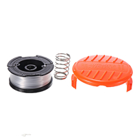 3 + 6 30ft Trimmer Line Remplacement String Trimmer Spool Cap Cover Spring For Black and Decker String Trimmers