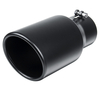 3 `` Inlet 4.5 Outlet Car Silencieux déchappement tuyau queue tube acier inoxydable