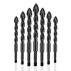 3-12mm Black Cross Drill Bit Hex Shank Hard Alloy Perforateur multifonctionnel pour perceuse électrique