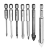 3-12mm trousse de foret de carreaux de céramique trousse doutils tête de triangle de carbure cémenté