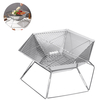 3-5 personnes barbecue cuisinière barbecue au charbon de bois pliant pique-nique de camping en plein air portable