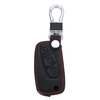 3-Bottons PU cuir Key Shell Key Case / housse de sac pour FIAT Panda Stilo Punto Doblo Grande