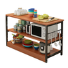 3 couches multi-fonction cuisine support de rangement assaisonnement support micro-ondes support de stockage étagère org