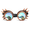 3 Couleurs Festivals Rave Kaleidoscope Goggles Rainbow Glasses Prisons Diffraction Crystal