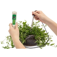 3 en 1 EC / CF / TDS mètre détecteur dhumidité du sol de haute précision moniteur de dureté du sol de verger de pla