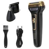 3 en 1 kit de rasoir électrique pour hommes tondeuse à cheveux portable rechargeable tondeuse à cheveux