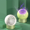 3 en 1 lampe de tueur de moustiques électronique multifonctionnelle de bureau silencieux ventilateur dions négatifs