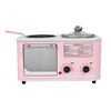 3 en 1 Électrique Ménage Petit Déjeuner Machine Mini Pain Grille-Pain Four De Cuisson Omelette Poêle À Frire Alimentaire
