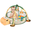 3-en-1 Marine Ball Pool Clôture Bébé Infantile Tapis De Jeu Tapis De Ramper Kick Activité Jeu De Gymnastique Tapis Tapis