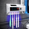3 en 1 mural UV stérilisateur porte-brosse à dents chargement USB organisateur de brosse à dents distributeur de dentifr