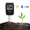 3-en-1 PH mètre de sol testeur dhumidité plantes dintérieur Capteur de lumière de jardin pelouse moniteur de s