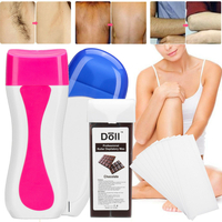 3 en 1 épilation rapide crème haricots de cire ensemble miel cire portable cire chaude ensemble