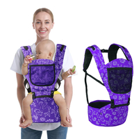 3-en-1 porte-bébé sac à dos sac à dos pour bébé Wrap avant transporter respirant bébé kangourou pochette fronde porte-bé