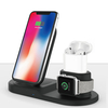 3 en 1 Qi chargeur sans fil montre chargeur écouteurs chargeur support de téléphone pour téléphone intelligent compatibl