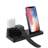 3-en-1 Qi chargeur sans fil support de charge Dock support de téléphone portable support pour iPhone Airpods iWatch