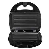 3 en 1 Sandwich Grill Gaufrier Grille-pain antiadhésif Panini Press 750w