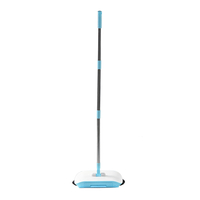3 en 1 Vadrouille Spin Hand Push Sweeper 360 ° Brush Sweeper Tool Nettoyant de sol réglable