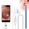 3-en-1 6 LED 130W HD Otoscope de nettoyage doreille WIFI Choix doreille visuel Endoscope de nettoyage dor