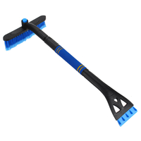 3-en-1 pelle à neige télescopique rotative véhicule hiver pelleter la neige enlèvement de la brosse grattoir à glace