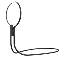 3-in-1 Multiple Use Magnifying Glass with Light,  Large 5.12" Diameter Glass Lens,  24 Ultra-Bright Adjustable LED Lights
